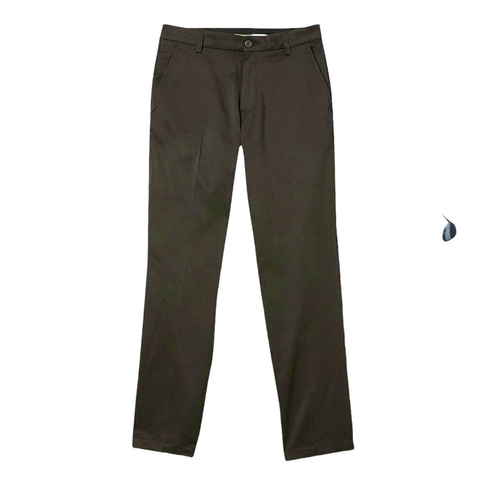 NEW Amazon Essentials Men's Straight-Fit Stretch GOLF PANT 34W x 30L Olive Green